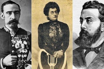 De izquierda a derecha, Nicasio Landa, Elena Sánchez de Arrojo y Eduardo Castillo Piñeiro.