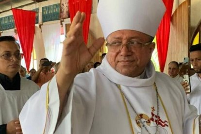 Isidoro Mora, obispo de Siuna, está ahora encarcelado como su antiguo mentor, el obispo Rolando de Matagalpa