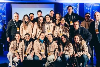 Catequistas madrileñas de LifeTeen en la parroquia de San Clemente Romano en Montserrat con Randy Raus