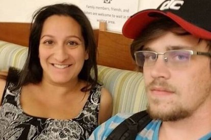 Alice y Ben Abresch hacia 2018, él la introdujo en la vida católica