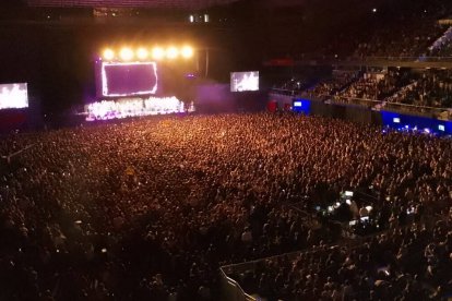 El WiZink de Madrid, abarrotado con 17.000 entusiastas de Hakuna este 6 de enero. Foto: J.C.