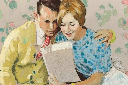 De San Pablo tanto se elogia sus versículos sobre el amor como se rechazan otros supuestamente 'machistas'. Imagen: 'Los recién casados' (detalle), una témpera de Norman Rockwell (1894-1978).