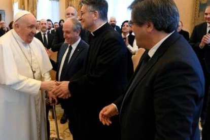 Papa Francisco recibe en el Vaticano a una delegación del Rinnovamento nello Spirito