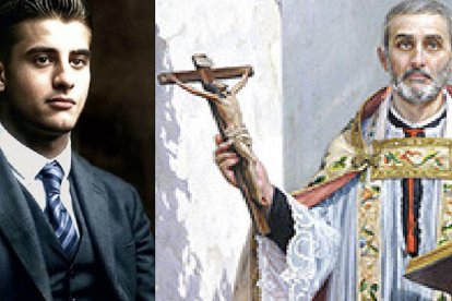 El laico dominico italiano Pier Giorgio Frassati (a la izquierda) y el español San Juan de Ávila (a la derecha).
