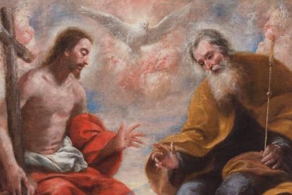 'La Santísima Trinidad' (detalle), atribuida a Francisco Caro (1627-1667). Museo del Prado.