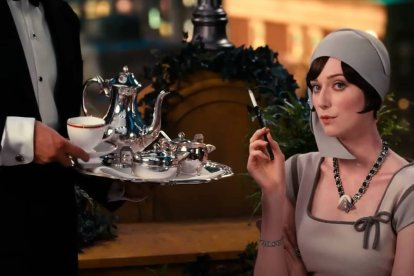 Elizabeth Debicki en la versión de 'El Gran Gatsby' de Bath Luhrmann (2013) protagonizada por Leonardo DiCaprio. La película está basada en la novela de Francis Scott Fitzgerald de 1925, justo antes del gran despegue del hábito de fumar entre las mujeres.