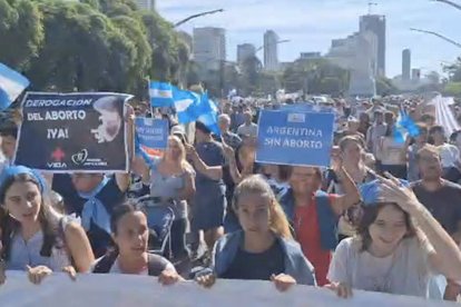 La vicepresidente argentina Victoria Villarruel aseguró en X que "terminar con la vida de un ser humano no es un derecho".