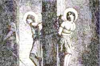 Santos Marco y Marceliano.