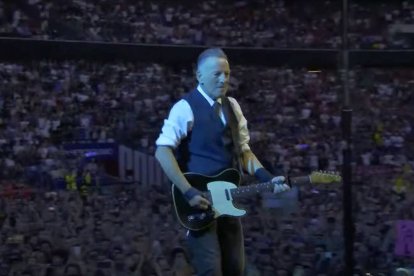 Tres conciertos en Madrid y dos en Barcelona: Bruce Springsteen ha estado en España en junio como parte de su gira europea. En la imagen, el día 12 en el Civitas Metropolitano.