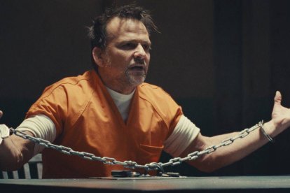 Con sus gestos y su inquietante forma de hablar, Sean Patrick Flanery borda el papel del poseso Edward en 'Nefarious'.