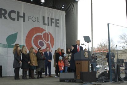 En enero de 2020, Trump fue el primer presidente en ejercicio que asistía a la Marcha por la Vida de Washington. Cuatro años y medio después,  claramente se ha despegado de ese espíritu.