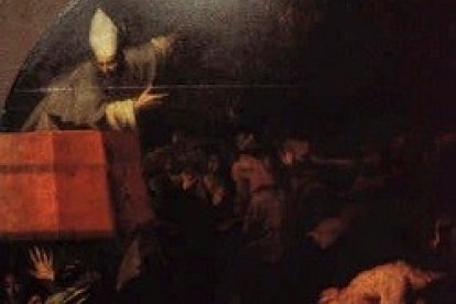 La predicación de San Esteban.