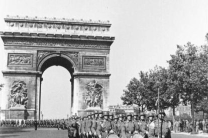Entrada de los alemanes en París