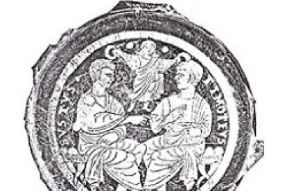 San Timoteo y San Sixto II, coronados.