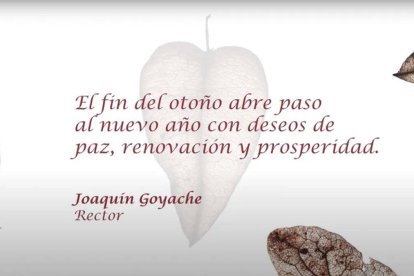 La felicitación de este año del rector de la Universidad Complutense de Madrid sustituye la Navidad por el 'fin del otoño'.  Un caso de despropósito 'homérico', similar al descrito en este artículo.