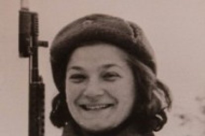 Natalia en la guerra en 1941