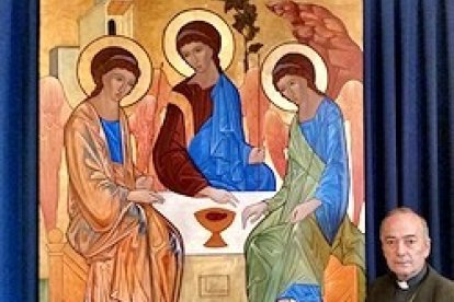 Juan Bernardo García es experto en confección de mosaicos.