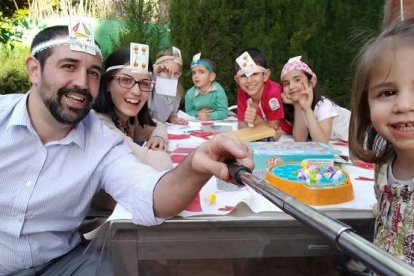 Los Solana Rodríguez de Vera muestran el día a día normal de su familia durante estos días