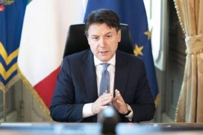El primer ministro italiano, Giuseppe Conte anunció la desescalada gradual en la que no incluye la apertura de las iglesias