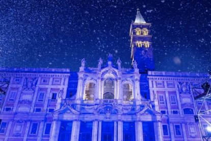 La Virgen le dijo al Papa dónde debía construir el templo: al día siguiente, el monte Esquilino estaba nevado (Foto: Vatican News).