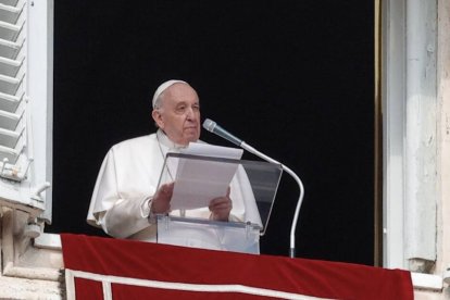 El Santo Padre analizó las "tres parábolas de la misericordia" ante cientos de fieles presentes (Foto: Vatican News).