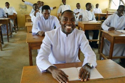 Seminaristas en el Seminario del Buen Pastor en Kaduna (Nigeria).