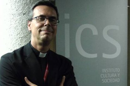 Javier Sánchez-Cañizares, doctor en Físicas y también en Teología, en el Instituto Cultura y Sociedad de la Universidad de Navarra