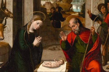 La humanidad esperó durante siglos este momento, profetizado al pueblo judío con la promesa del Mesías. 'La Natividad' de Juan Correa de Vivar (1535). Museo del Prado.