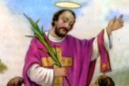 Estampa popular del santo.