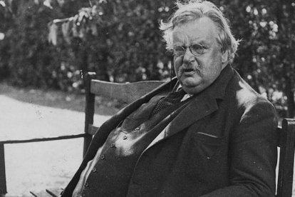 G.K. Chesterton, uno de los escritores católicos imprescindibles del siglo XX.