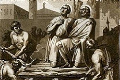 Santos Luciano y Marciano.