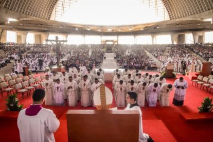 Ordenaciones sacerdotales en la arquidiócesis de Guadalajara, una de las más florecientes de México.