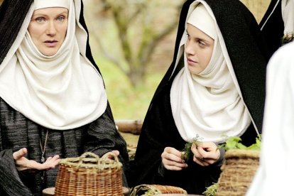 Santa Hildegarda en "Visión".