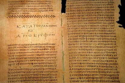 Los manuscritos de Nag Hammadi.