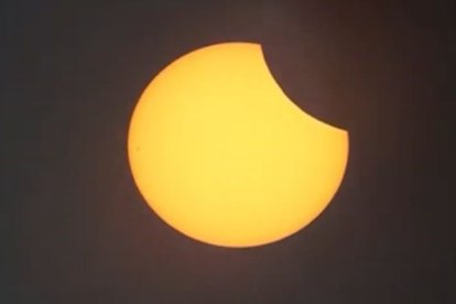 El eclipse parcial de sol del 29 de marzo de 2025.