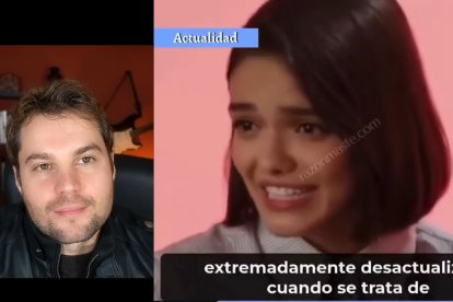 Marcel García y Rachel Zegler.