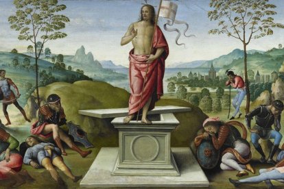 La Resurrección, de Pietro Pierugino (c. 1500).