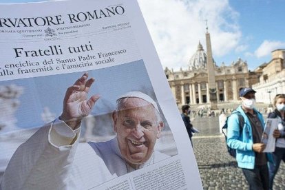 La encíclica 'Fratelli tutti' de Francisco, de 3 de octubre de 2020, aborda 'la fraternidad y la amistad social'.