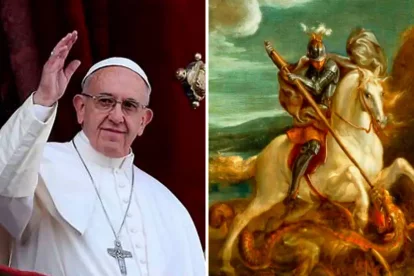 El 23 de abril se celebra San Jorge, uno de los dos nombres de bautismo del papa Francisco.