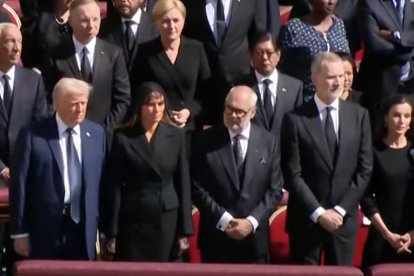 Felipe VI y Donald Trump.