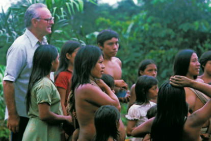 El obispo misionero capuchino Alejandro Labaca en la Amazonia ecuatoriana, fue asesinado en 1987