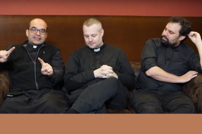 Doménech, Silva y Bronchalo, los tres curas de Red de Redes, la catequesis desenfada de la ACdP