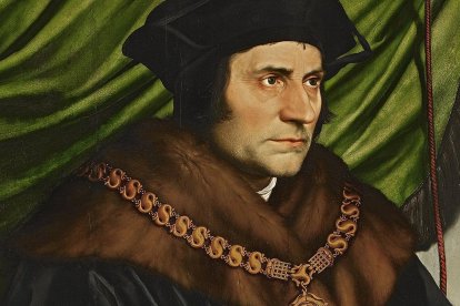 El canciller Tomás Moro (1478-1535), en un retrato de Hans Holbein el Joven (1527).