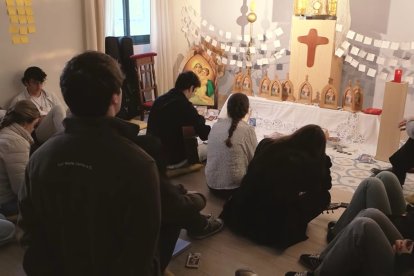 Algunos de los voluntarios misioneros en Cañero (Córdoba).
