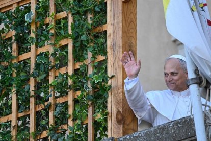 El Papa León XIV, en Castel Gandolfo.
