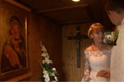 Ivetka en 2007 volvió al lugar de las apariciones de Litmanova para presentar su esposo y su matrimonio a la Virgen María