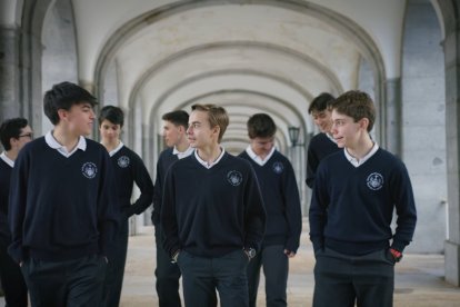 Alumnos de la Escolanía del Valle de los Caídos