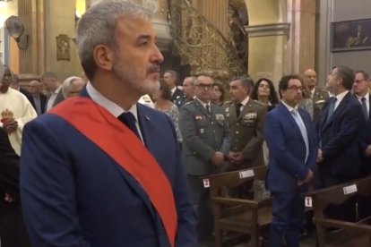 Jaume Collboni asistió en 2024 como alcalde de Barcelona a la misa de las fiestas de la Merced que él mismo había excluido del programa oficial. Ahora además, la propia presentación de la fiesta ofende a la patrona de la ciudad.