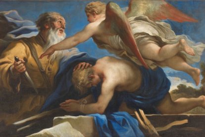Luca Giordano, El sacrificio de Isaac