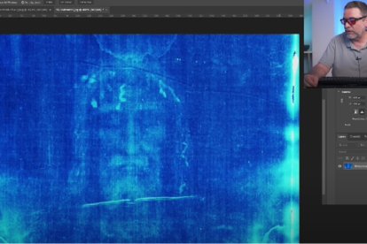 Diseñar con IA un rostro realista de Cristo a partir de la Sábana Santa